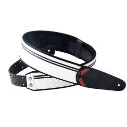 RightOn! Race-60 B&W Guitar Strap